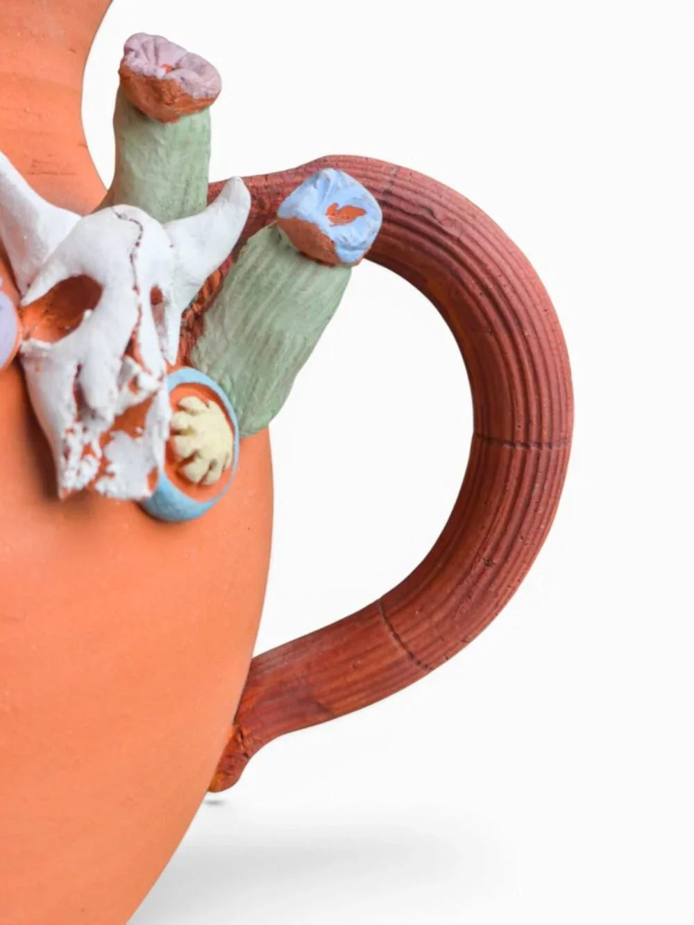 Handmade Southwestern Terracotta Pitcher by Polly, Boulder CO